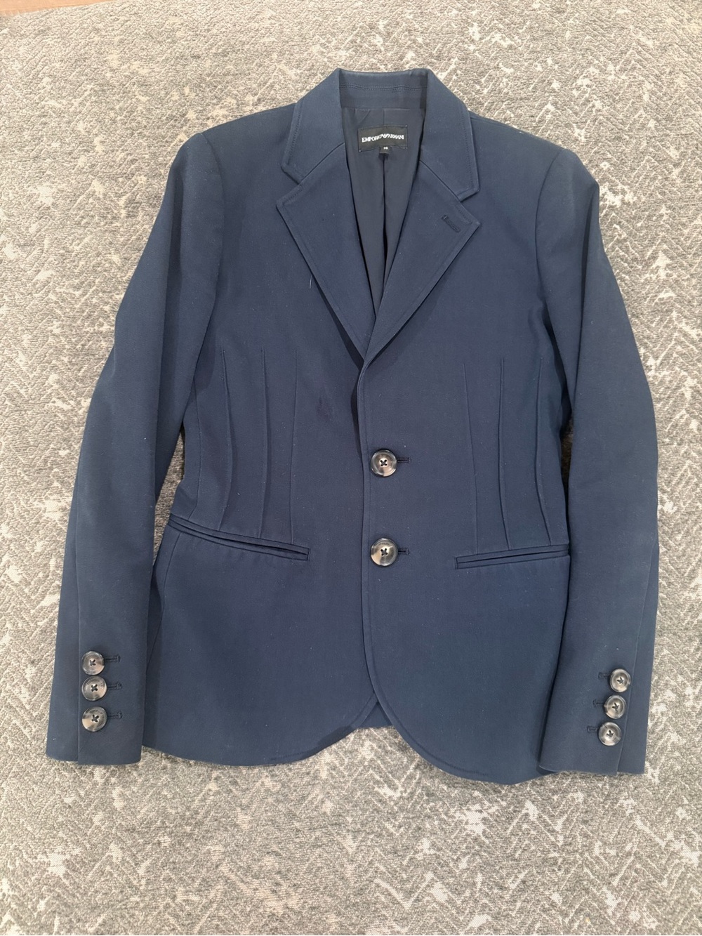 Emporio Armani women’s blazer / navy / size 38 (US 0)